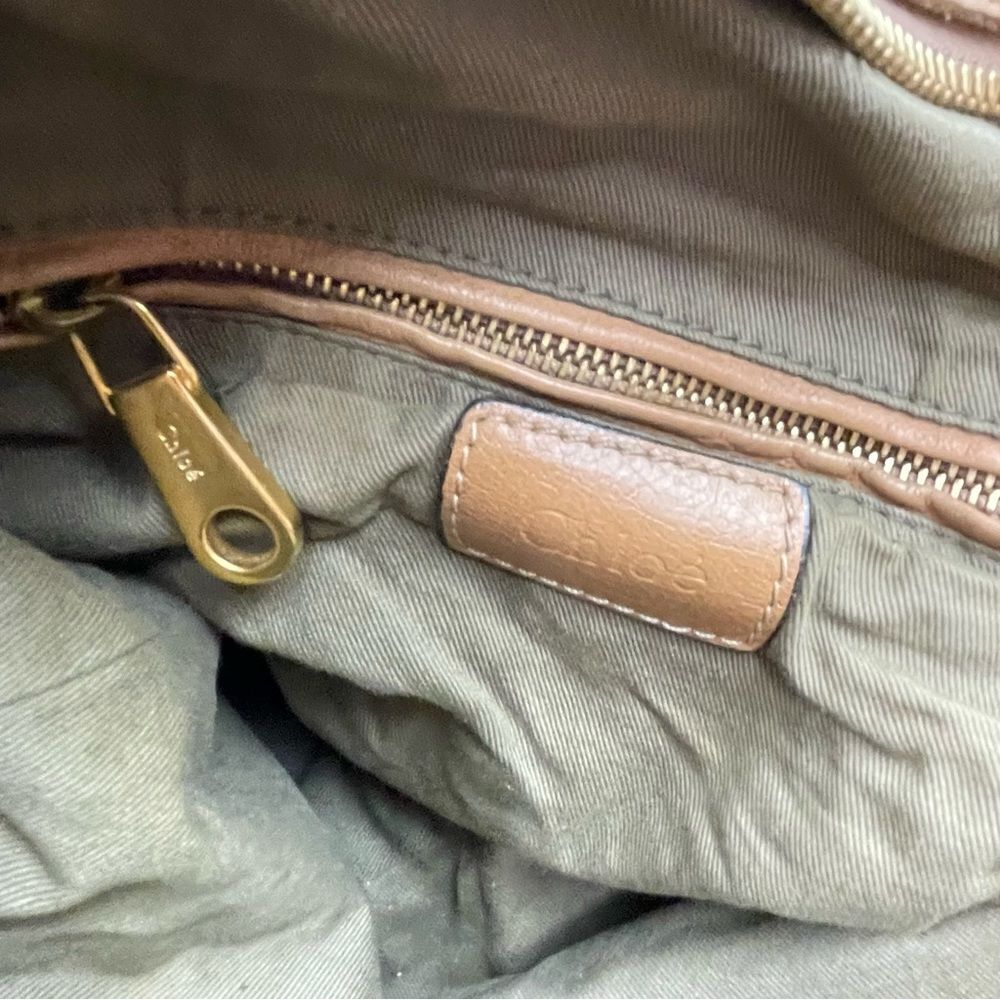 Chloe Marcie Large Hobo Leather Shoulder Bag - Picture 15 of 16